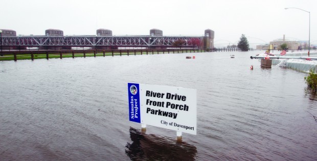 Flooding on River Drive